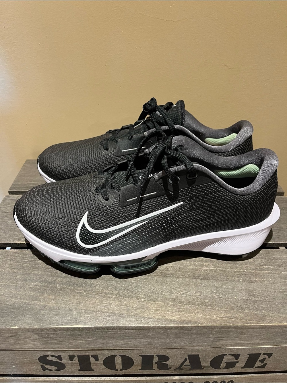 Nike Air Zoom Infinity Tour Next% 2 Golf Shoes H2O/Blk/Wht-Sz Mn 10/Wm 11.5 NWOB